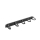 Lanberg Organizer kabli Typ B 19" 1U szczotkowy (czarny) - 458037 - zdjęcie 3